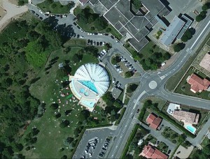Photo satellite_de la piscine